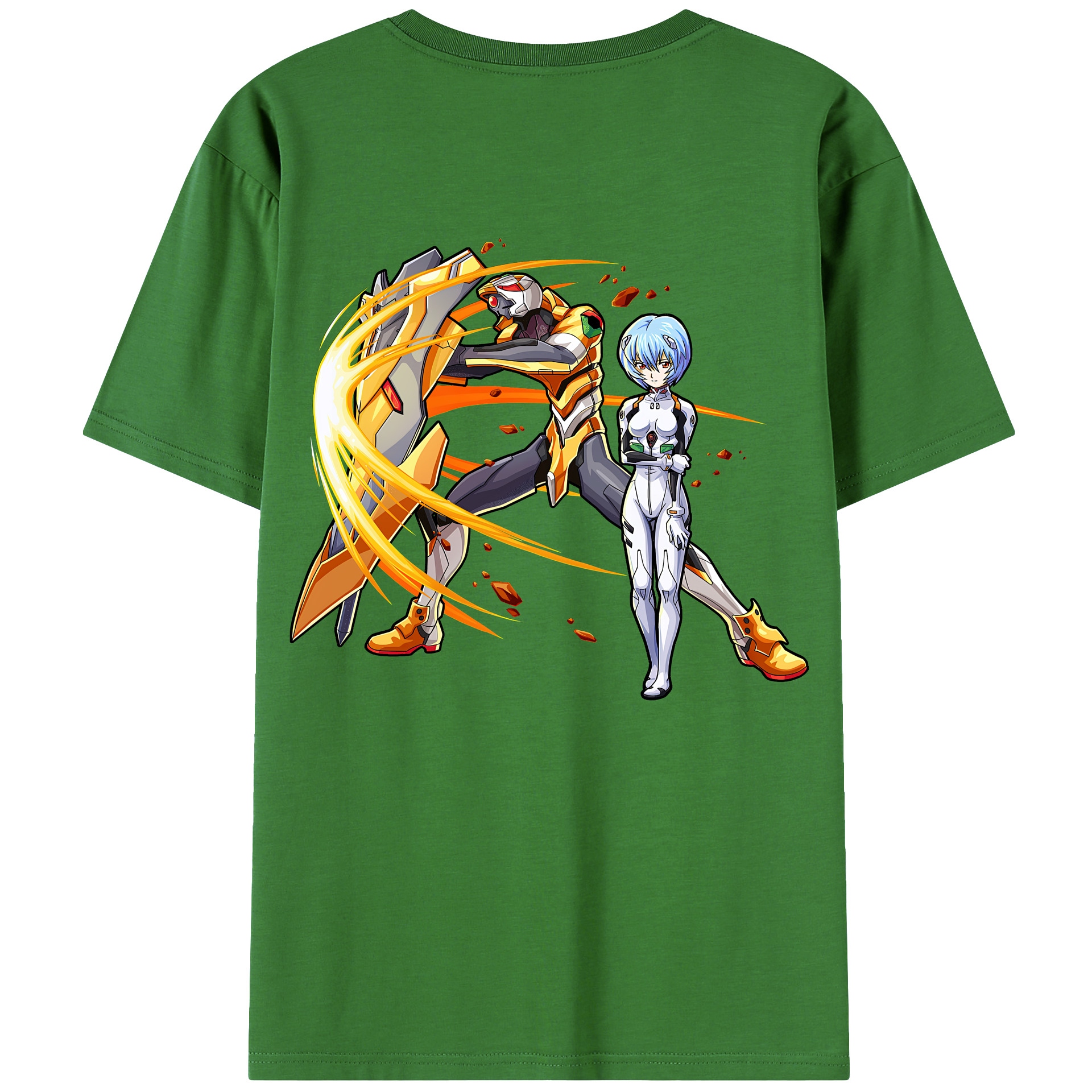 （画像用） EVA 新世紀エヴァンゲリオン レディース半袖Tシャツ(バックプリント)